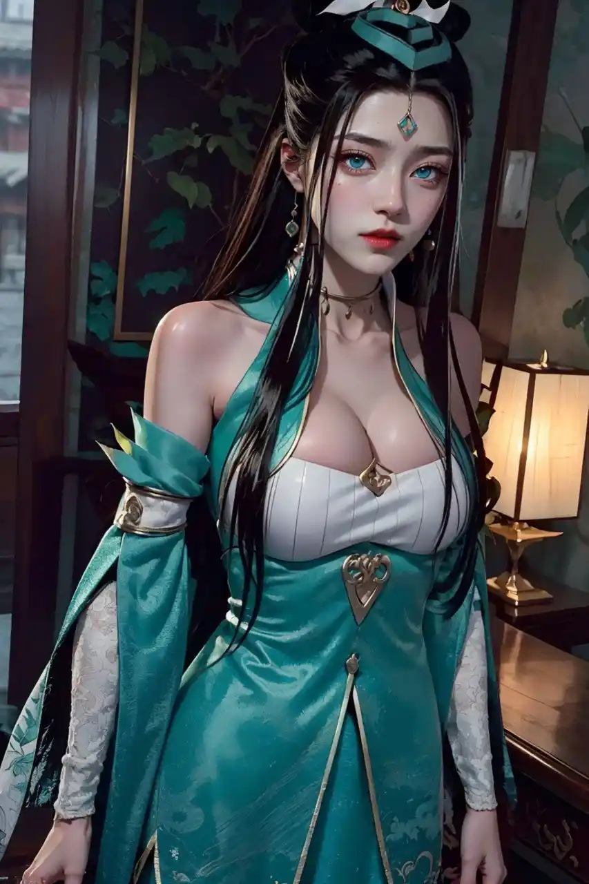 Name : No140 Green Hanfu_extras