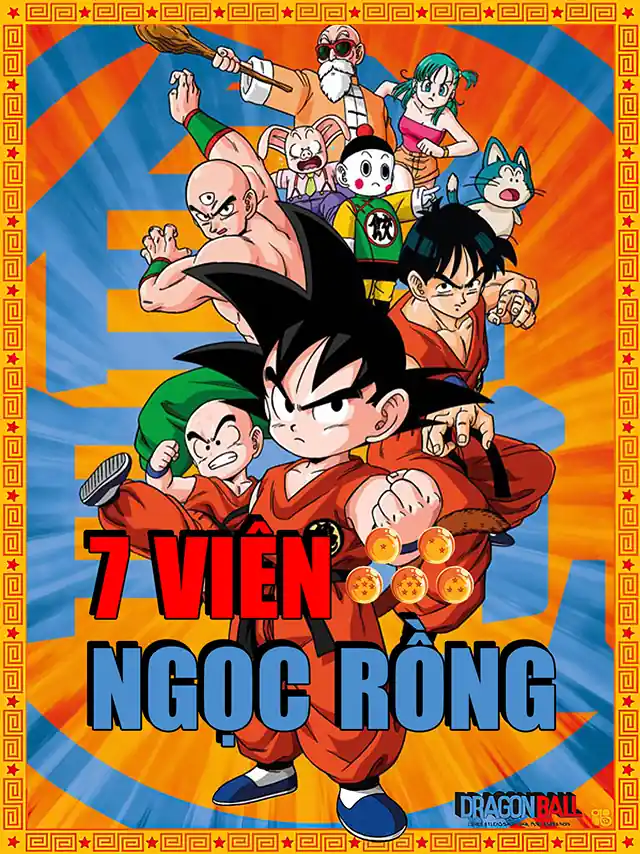 Poster phim 7 Viên Ngọc Rồng HTV3 Lồng Tiếng