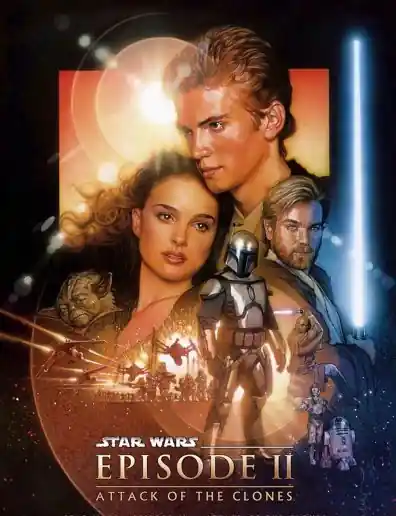 Poster phim Chiến Tranh Giữa Các Vì Sao 2: Sự Xâm Lăng Của Người Vô Tính