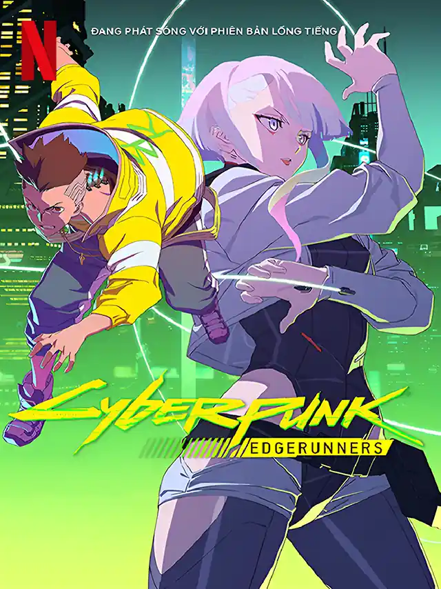 Poster phim Cyberpunk Edgerunners ACE Lồng Tiếng