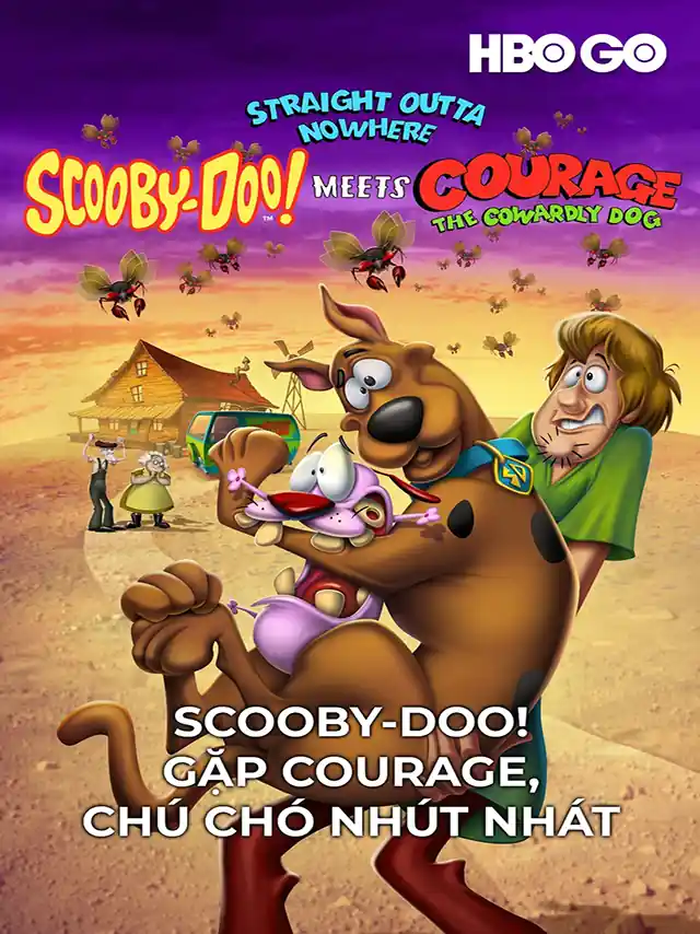 Poster phim Đến Thẳng Từ Nowhere: Scooby-Doo! Gặp Courage - Chú Chó Nhút Nhát HBO Thuyết Minh