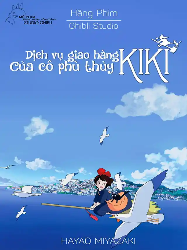 Dịch Vụ Giao Hàng Của Phù Thủy Kiki Netflix Lồng Tiếng