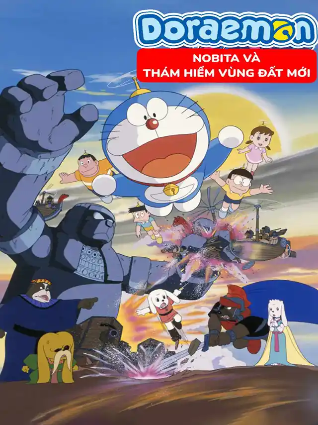 Doraemon Movie 3: Nobita Thám Hiểm Vùng Đất Mới Thuyết Minh