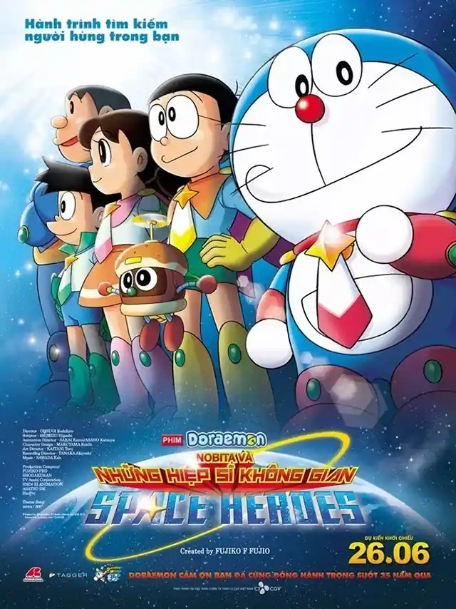 Doraemon Movie 35: Nobita Và Những Hiệp Sĩ Không Gian HTV3 Lồng Tiếng