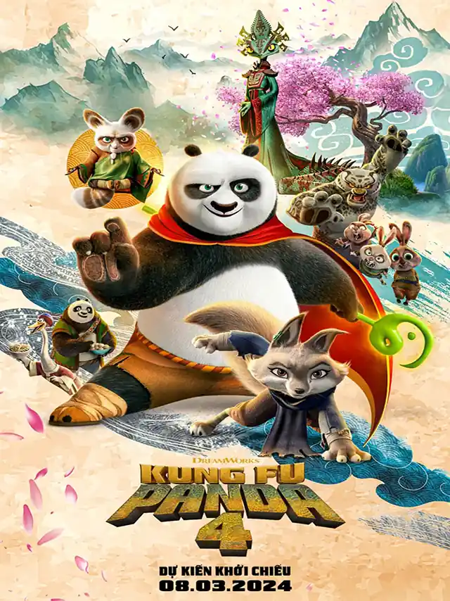 Poster phim Kung Fu Panda 4: 2024 Lồng Tiếng