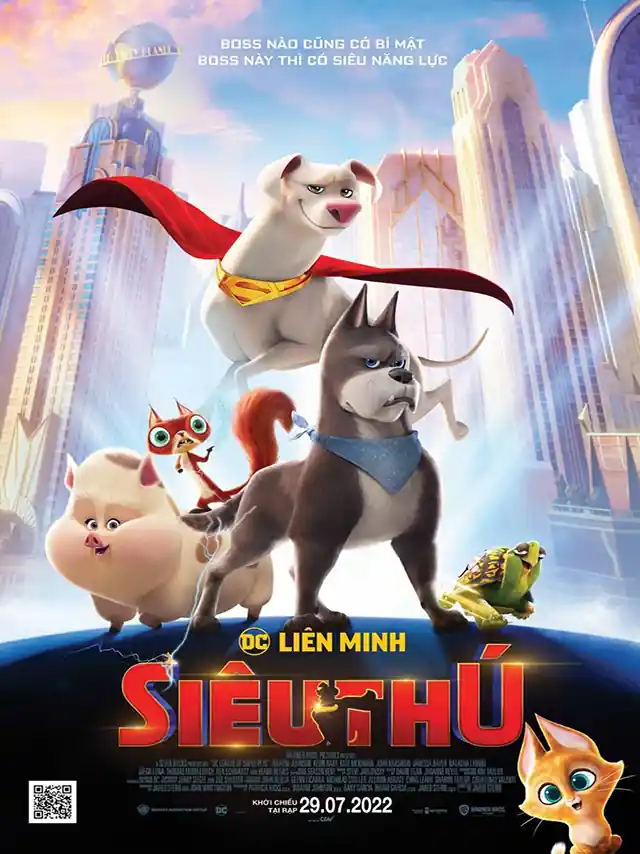 Poster phim Liên Minh Siêu Thú DC TVH Thuyết Minh
