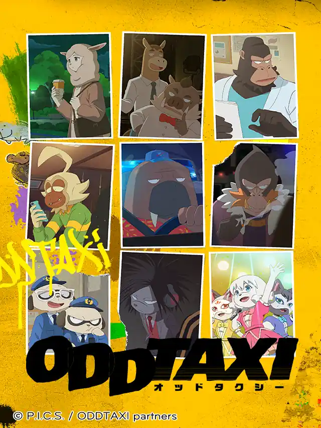 Poster phim Odd Taxi: Chuyến Taxi Bất Ổn ACE Lồng Tiếng