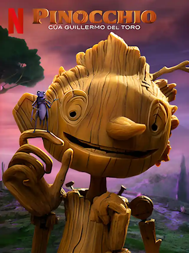 Poster phim Pinocchio của Guillermo del Toro Netflix Lồng Tiếng