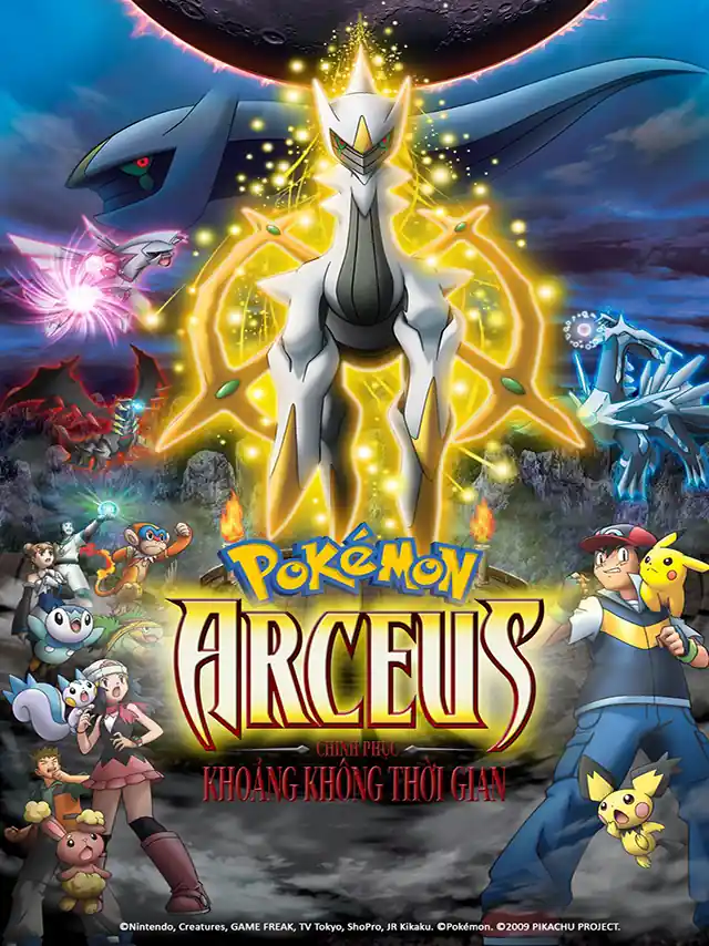 Pokémon Movie 12: Arceus Chinh Phục Khoảng Không Thời Gian HTV3 Lồng Tiếng