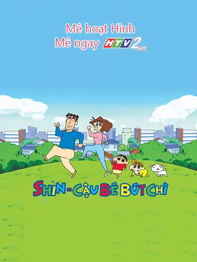 Poster phim Shin Cậu Bé Bút Chì HTV2 Lồng Tiếng