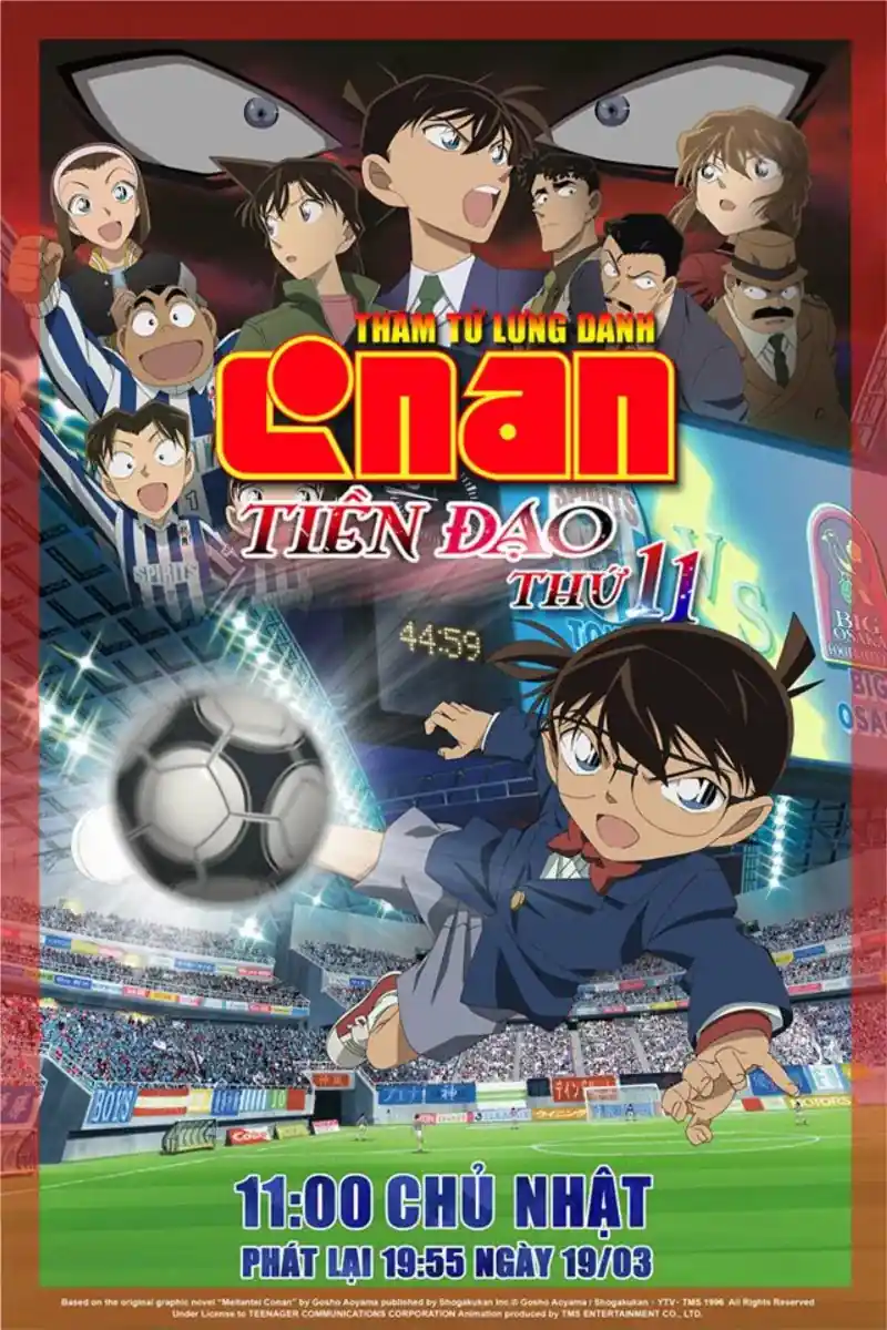 Poster phim Thám Tử Lừng Danh Conan (Movie 16): Tiền Đạo Thứ 11