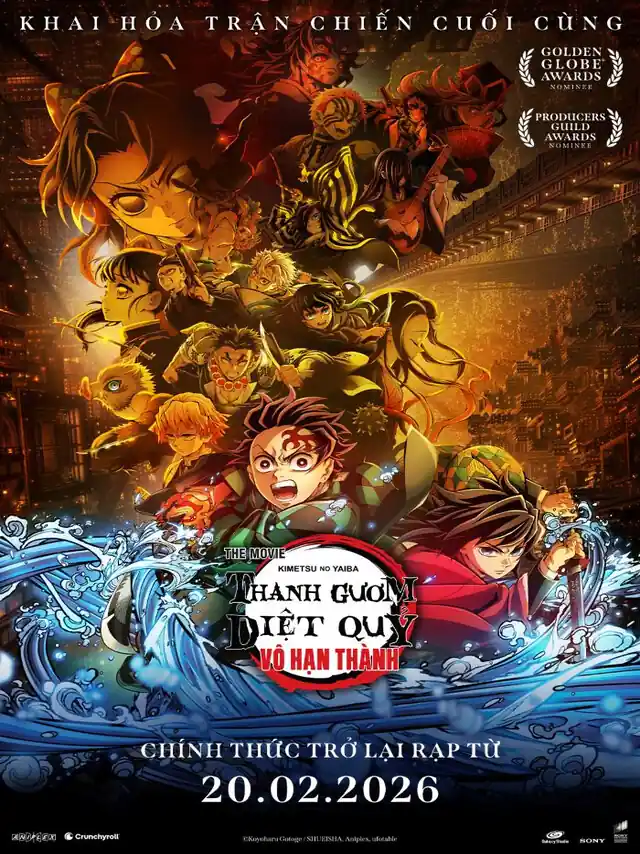 Poster phim Thanh Gươm Diệt Quỷ: Vô Hạn Thành ACE Lồng Tiếng