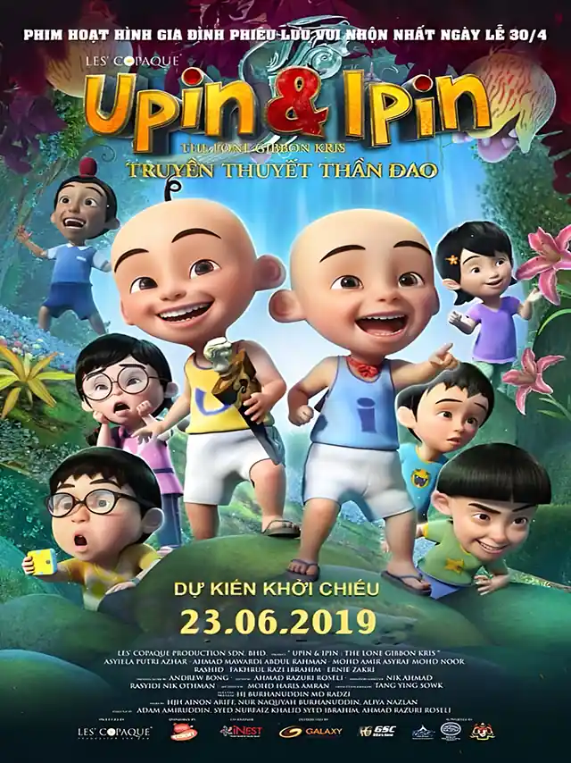 Poster phim Upin và Ipin: Truyền Thuyết Thần Đao Lồng Tiếng