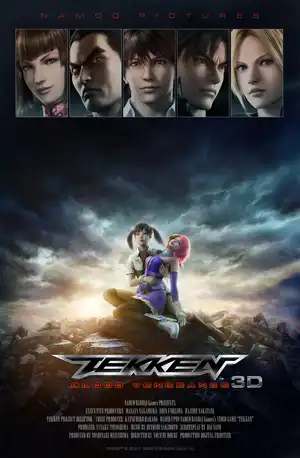 Poster phim Tekken: Blood Vengeance Blu-Ray
